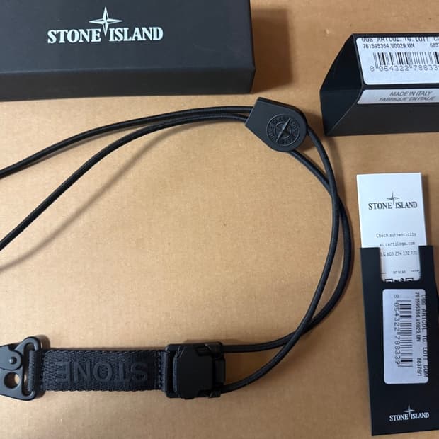 스톤아일랜드 엘라스틱 랜야드 키홀더