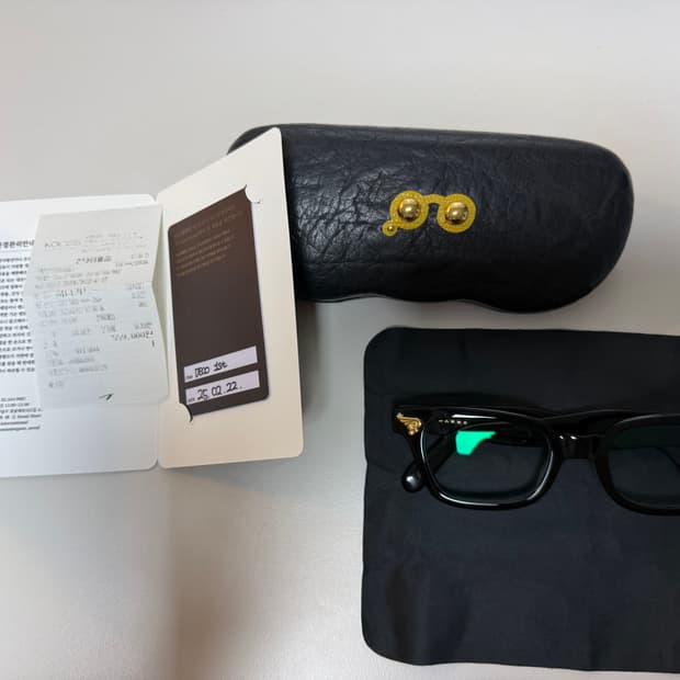 백산안경(하쿠산안경)데코퍼스트(골드윙)