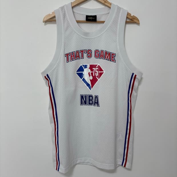 NBA 75주년 화이트 농구져지