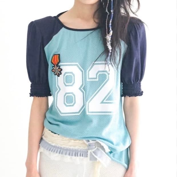 샵페어리 패드 숄더 pad shoulder reglan top 민트