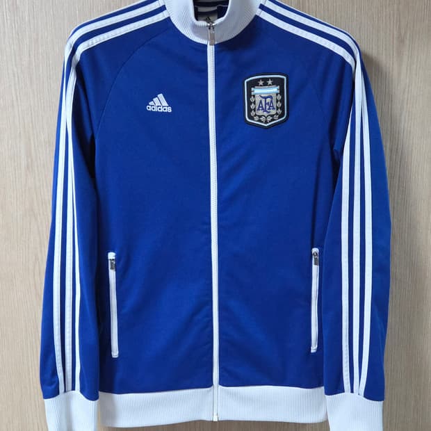 (착샷) 아디다스 아르헨티나 져지 트랙탑 블루 레트로 