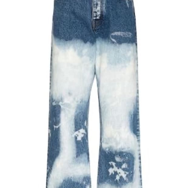 SUNFLOWER bleached denim