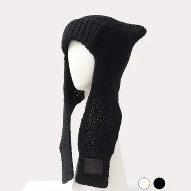 비비안웨스트우드 이어플랩(고양이 비니)