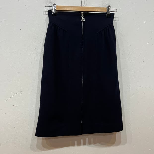 꾸레쥬 울 스커트 치마 