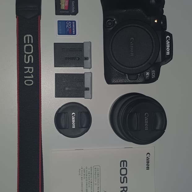 EOS R10 풀박스 + 청소키트