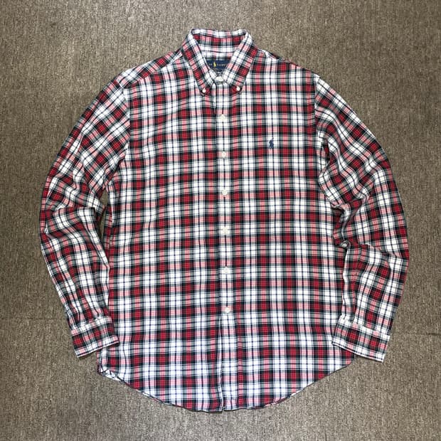 (M) POLO 폴로 랄프로렌 체크 셔츠 커스텀핏