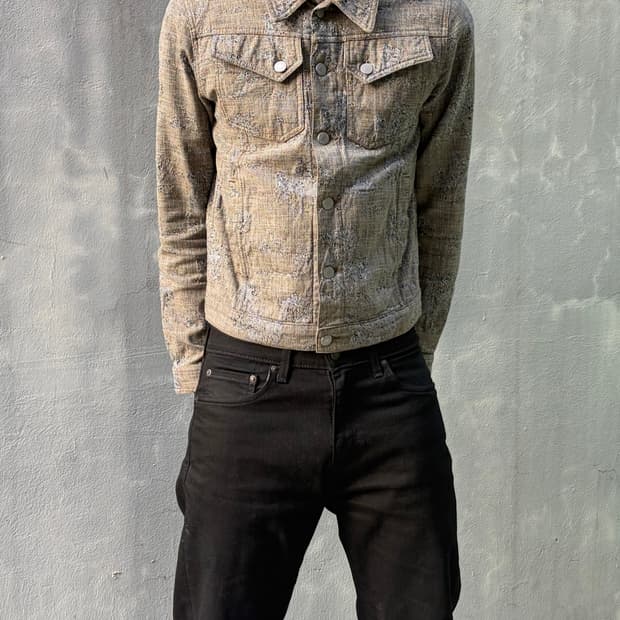 드리스반노튼 아카이브 데님 트러커 