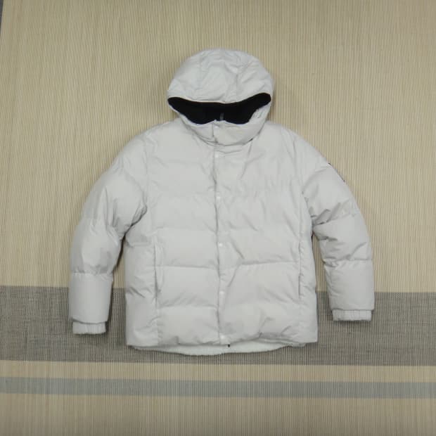 (M/95) 뉴발란스 컬러블록 플리스 리버서블 다운 점퍼