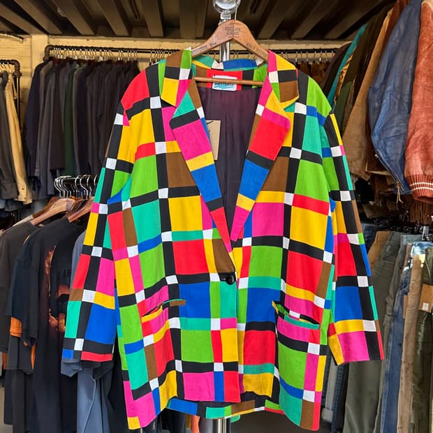 에스닉 멀티컬러 블레이져 자켓