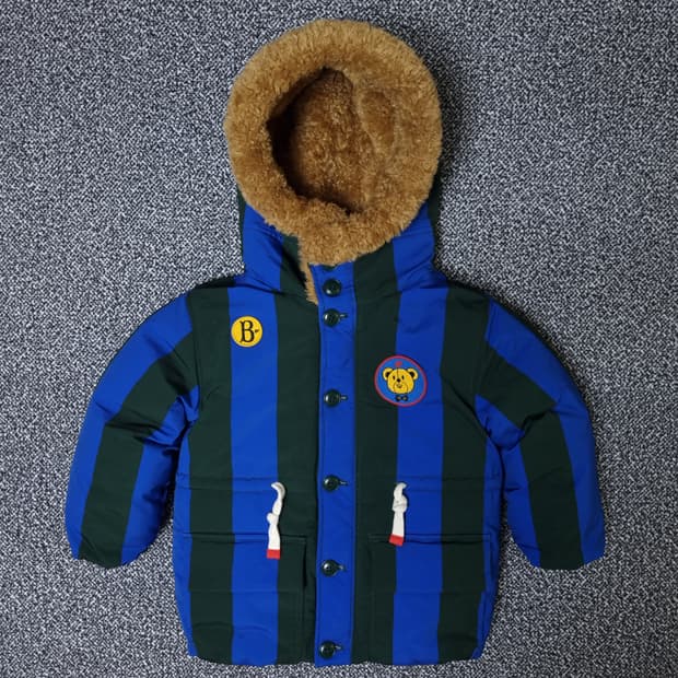 [무료배송][110]베베드피노 테디베어 덕다운 패딩