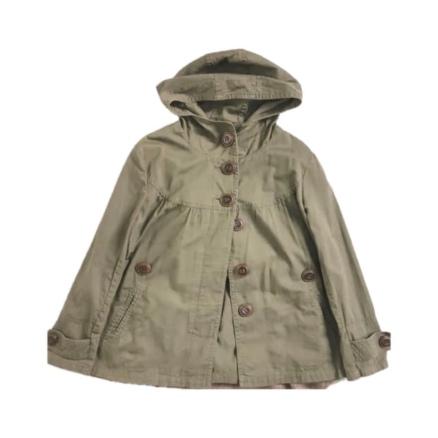 모리걸 야상 빈티지 봄 자켓 후드 