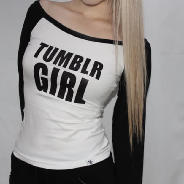 landminegirl TUMBLR GIRL t-shirt