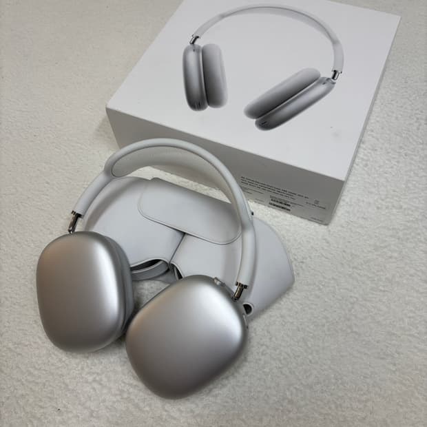 애플 에어팟 맥스 실버 8핀 (풀구성)