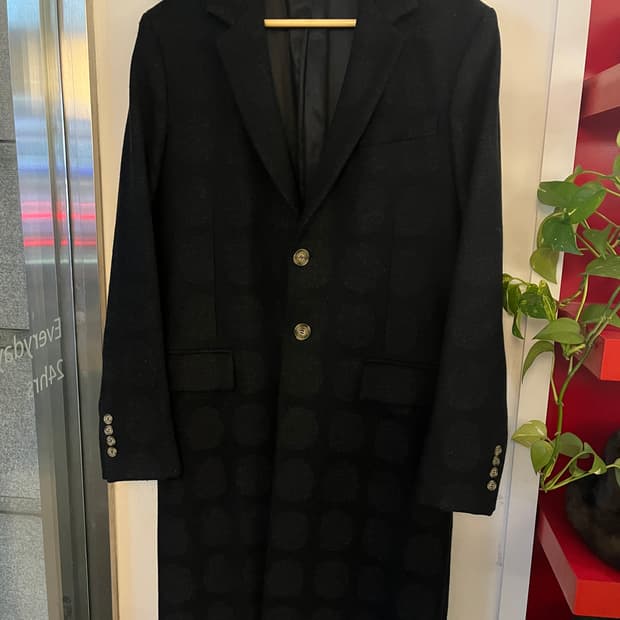 11fw 아미 도트 싱글 롱코트