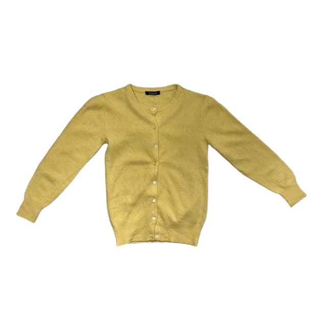 Yellow cardigan