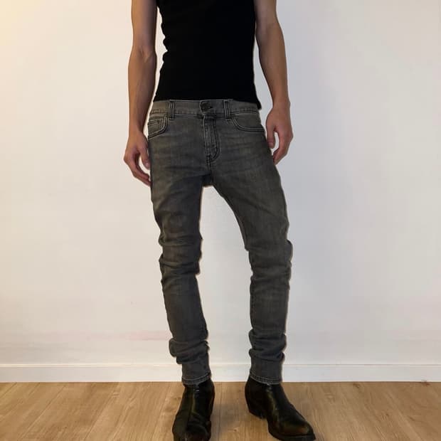 생로랑 에디슬리먼 블랙진