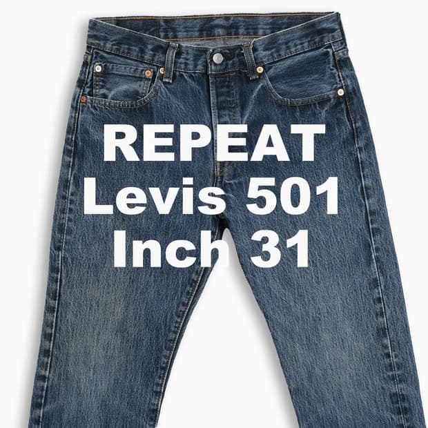 빈티지 리바이스 501 진청 31 인치 LV50131219