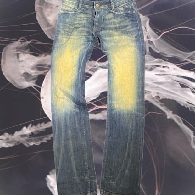 Diesel poiak hard washed denim