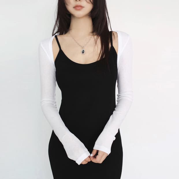 빈티지 블랙 볼레로