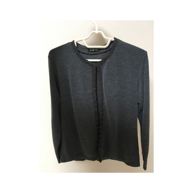 차콜 빈티지 가디건