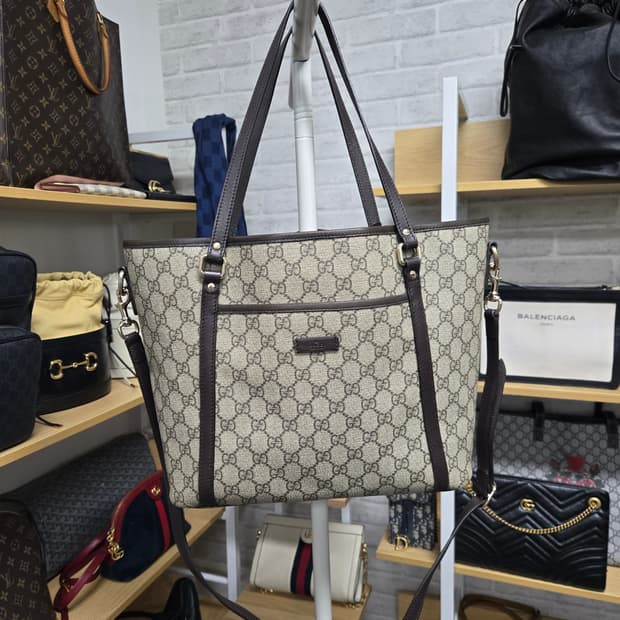 [특가][정품]구찌 시그니처 토트 숄더백