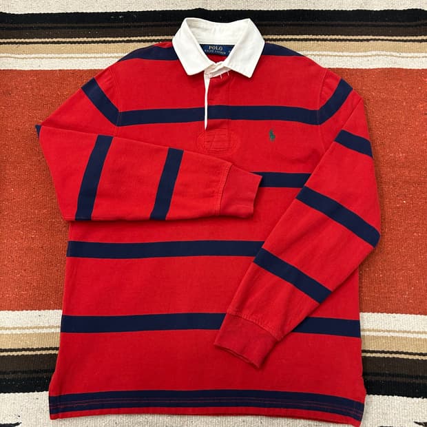 폴로랄프로렌 스트라이프 럭비티