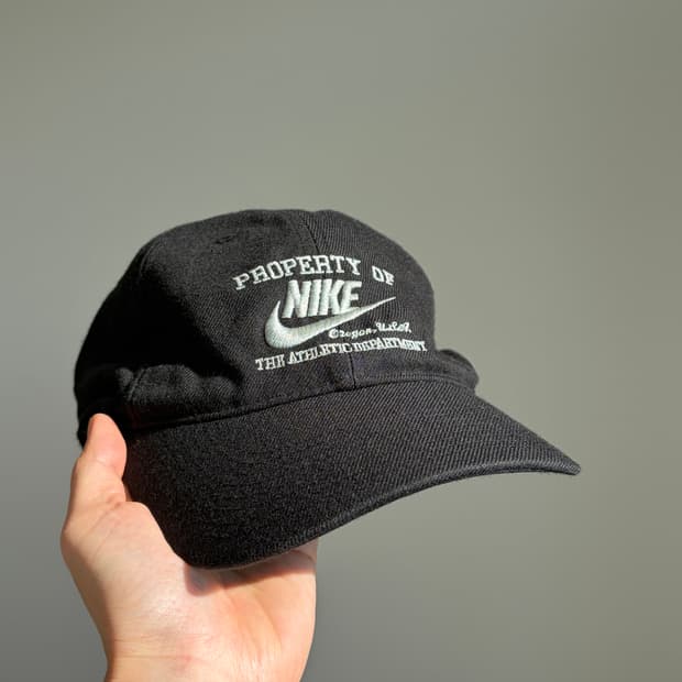 00s Y2K 올드 나이키 야구모자 블랙 볼캡