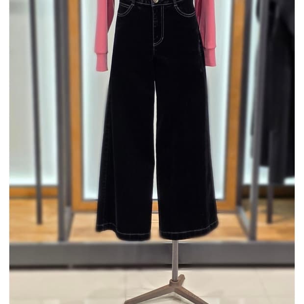 DEWL 듀엘 벨벳 데님팬츠