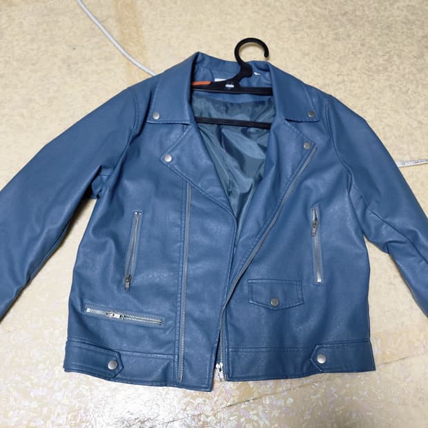 블루 레더자켓