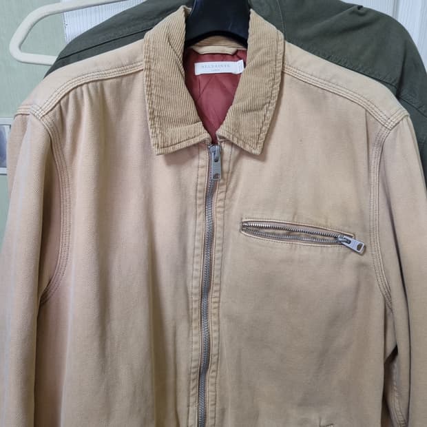 올세인츠 워싱 워크자켓 라지 L