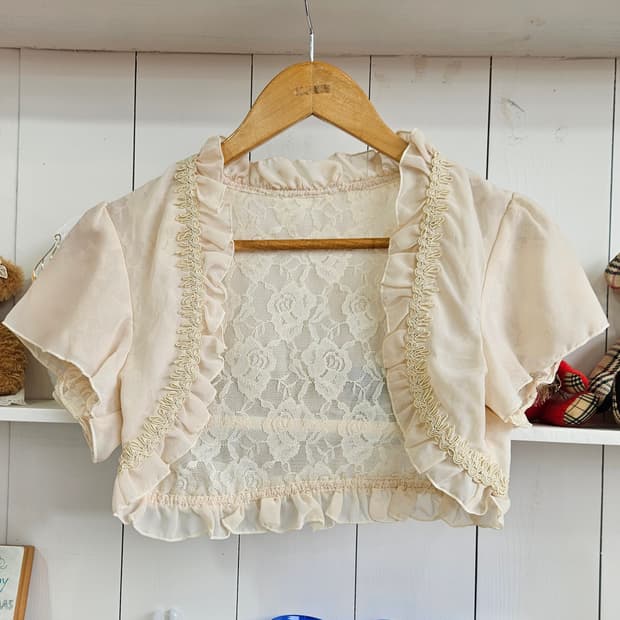 러블리 쉬폰 레이스 볼레로