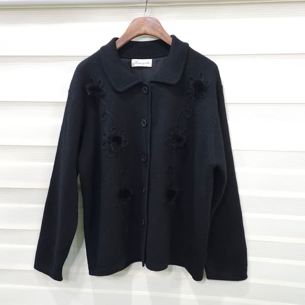 일본 SANPIGALLE 가디건 니트 스웨터- 우먼L