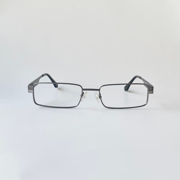 769 데드스탁 픽키 슬림 사각 그레이 메탈 빈티지안경