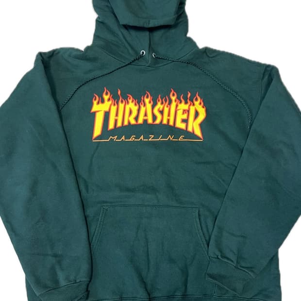 트레셔 후드티 그린 