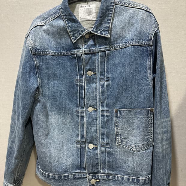 비헤비어-데님 재킷