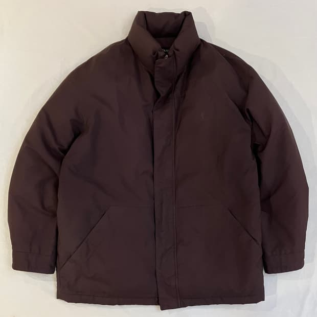 입생로랑 빈티지 구스다운 숏패딩 점퍼 딥브라운