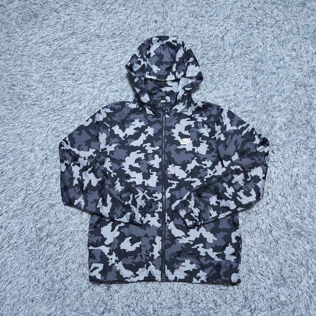 나이키) M 남자 카모패턴 바람막이자켓 / 왕눈이샵
