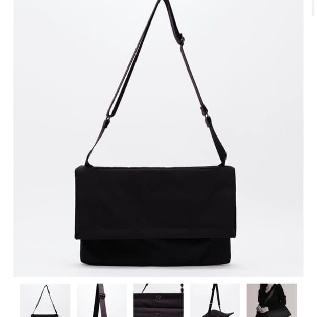 하아카이브 E'EN Messenger Bag (Black)