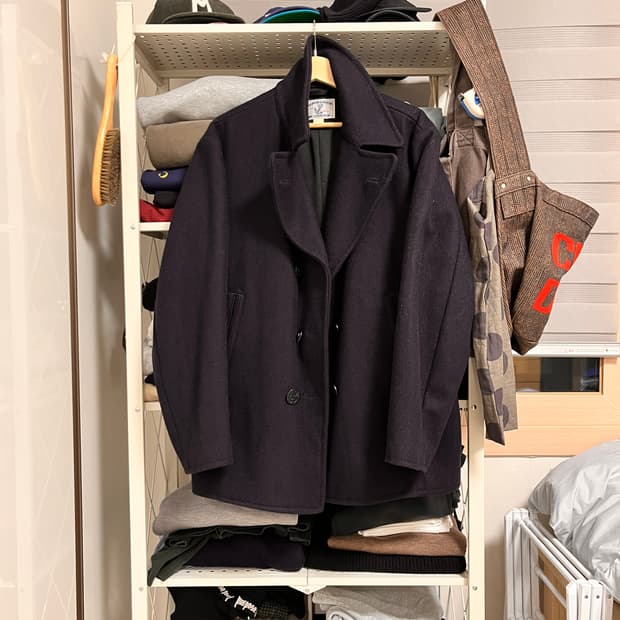 [44] Bob Dong Mfg Co. 네이비 피코트 