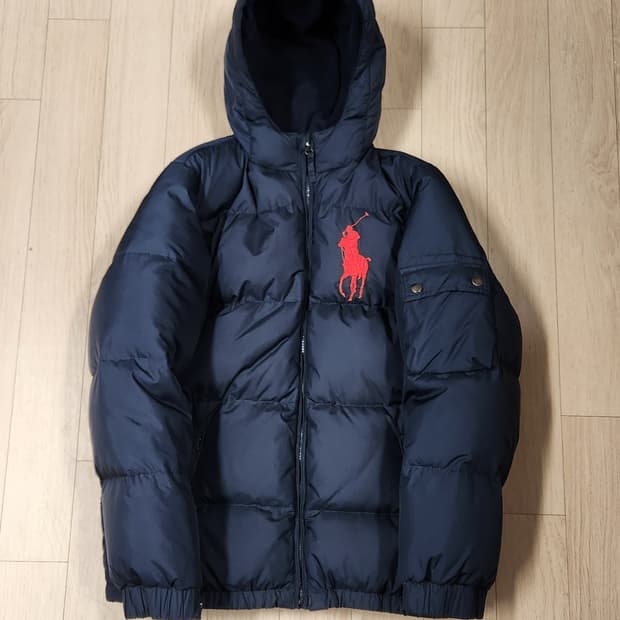 폴로랄프로렌 빅로고 패딩 점퍼 XL (18-20)