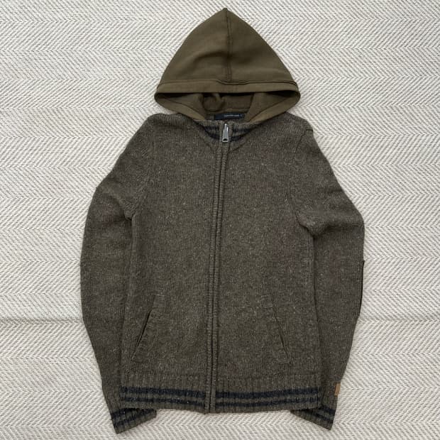 캘빈클라인진스 니트 후드집업 r2868