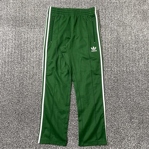 빈티지9. 아디다스 파이어버드 트랙 팬츠 그린 초록 바지 트레이닝