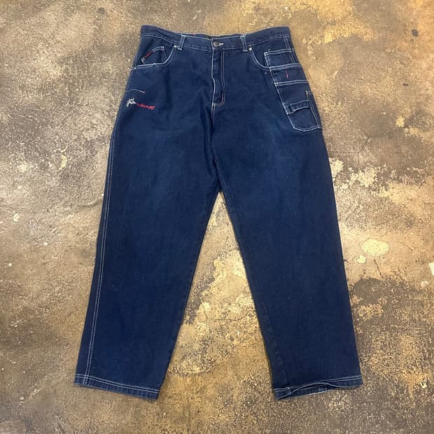 빈티지 00s FUBU 힙합 데님 팬츠 