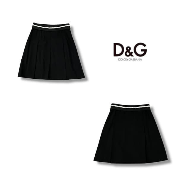 돌체앤가바나 플리츠 스커트 y14171