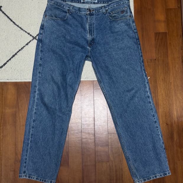 90's 할리 데이비슨 빈티지 워싱 데님 청바지