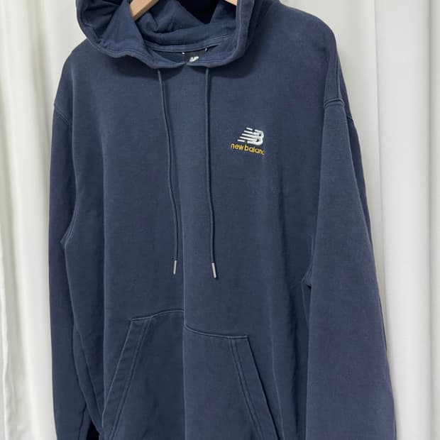 NB 뉴발란스 네이비 후드티