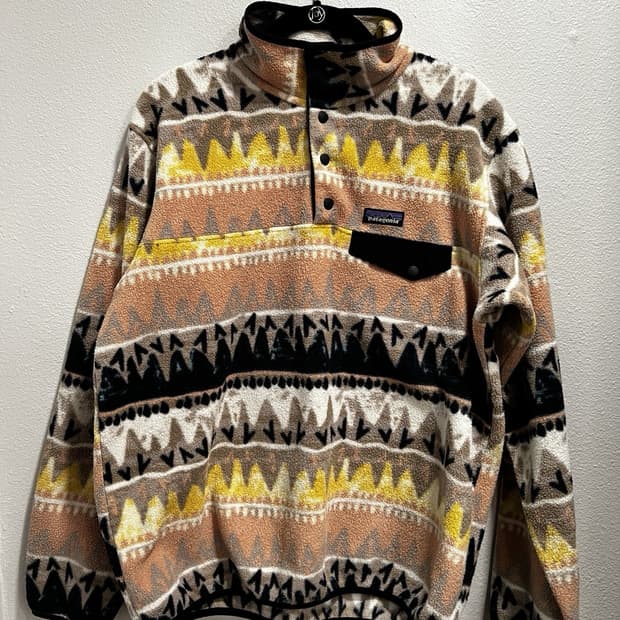 10s 파타고니아 신칠라 스냅-T 아즈텍 사우스 웨스턴 패턴