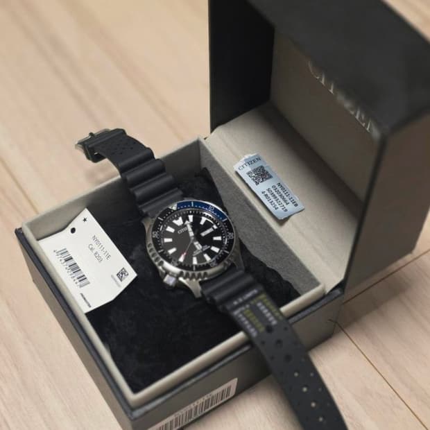 시티즌 (CITIZEN) 복어 프로마스터 오토메틱 다이버 시계