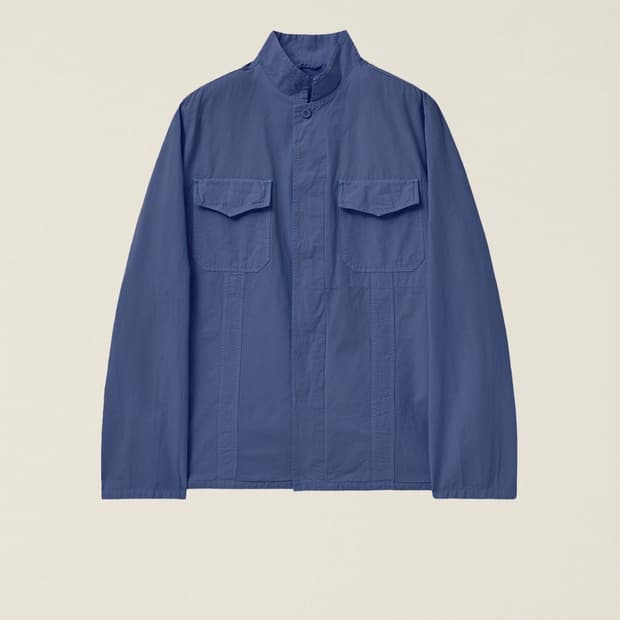 ee 누마레 MILITARY SHIRT JACKE 블루