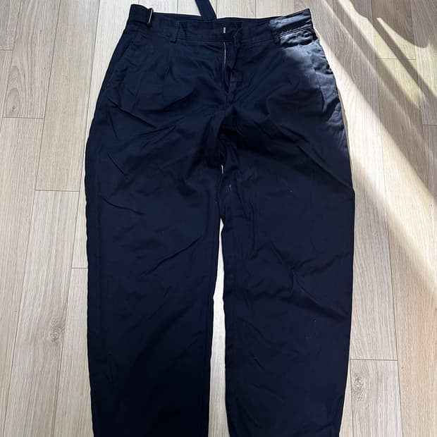 무신사 스탠다드 코튼 구르카 팬츠 네이비